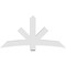 Ekena Millwork Alberta Architectural Grade PVC Gable Bracket, 72"W x 36"H x 4"D x 6"F, 12/12 Pitch GBP072X36X0406ALB00 - alternate 5